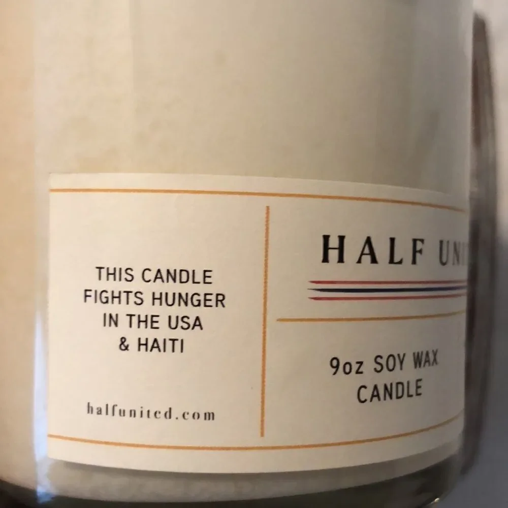 Half United Home Tulip & Lemon Fragrance Soy Wax Candle